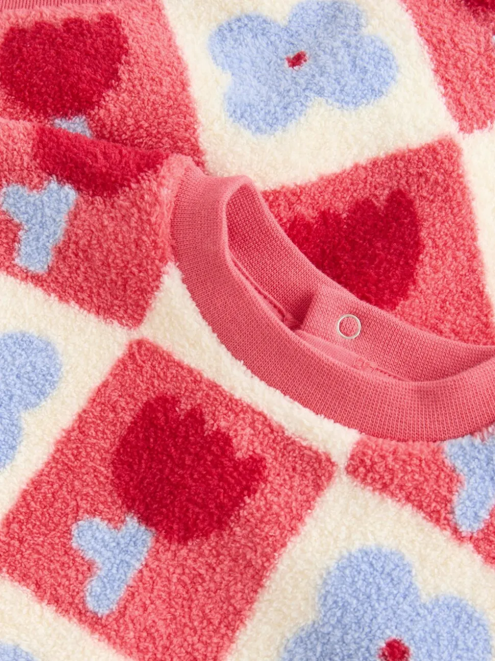 Rood/paars geruit - 2 -delige Set van Fleece Tops en Leggings voor Baby''s (0mnd-2jr)