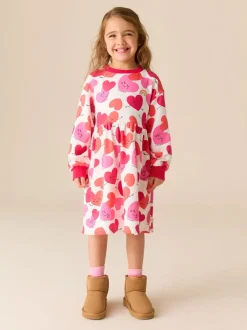 Rood/roze - Little Bird by Jools Oliver Skater Sweatjurk