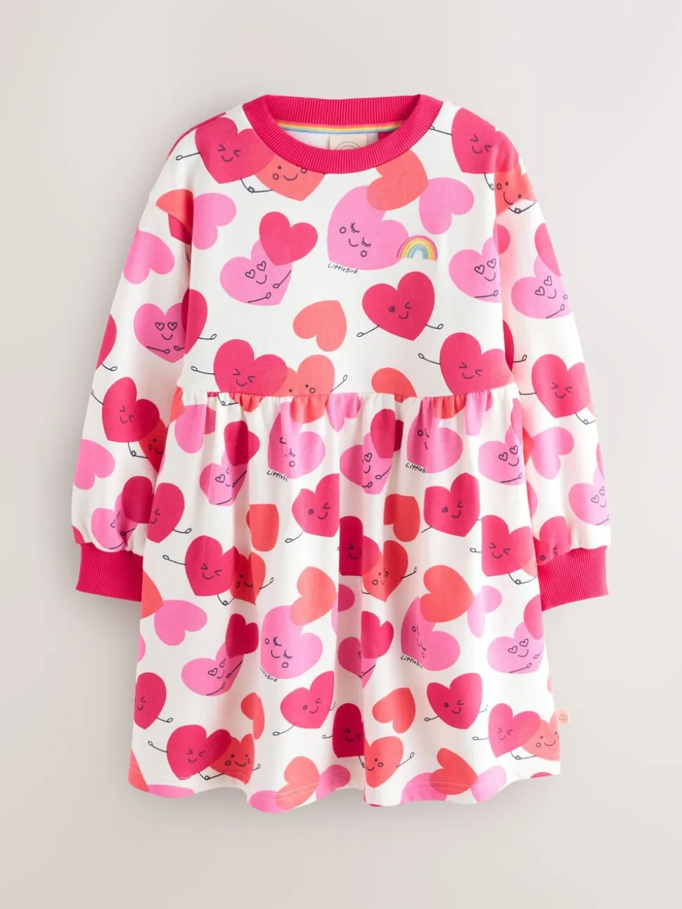 Rood/roze - Little Bird by Jools Oliver Skater Sweatjurk