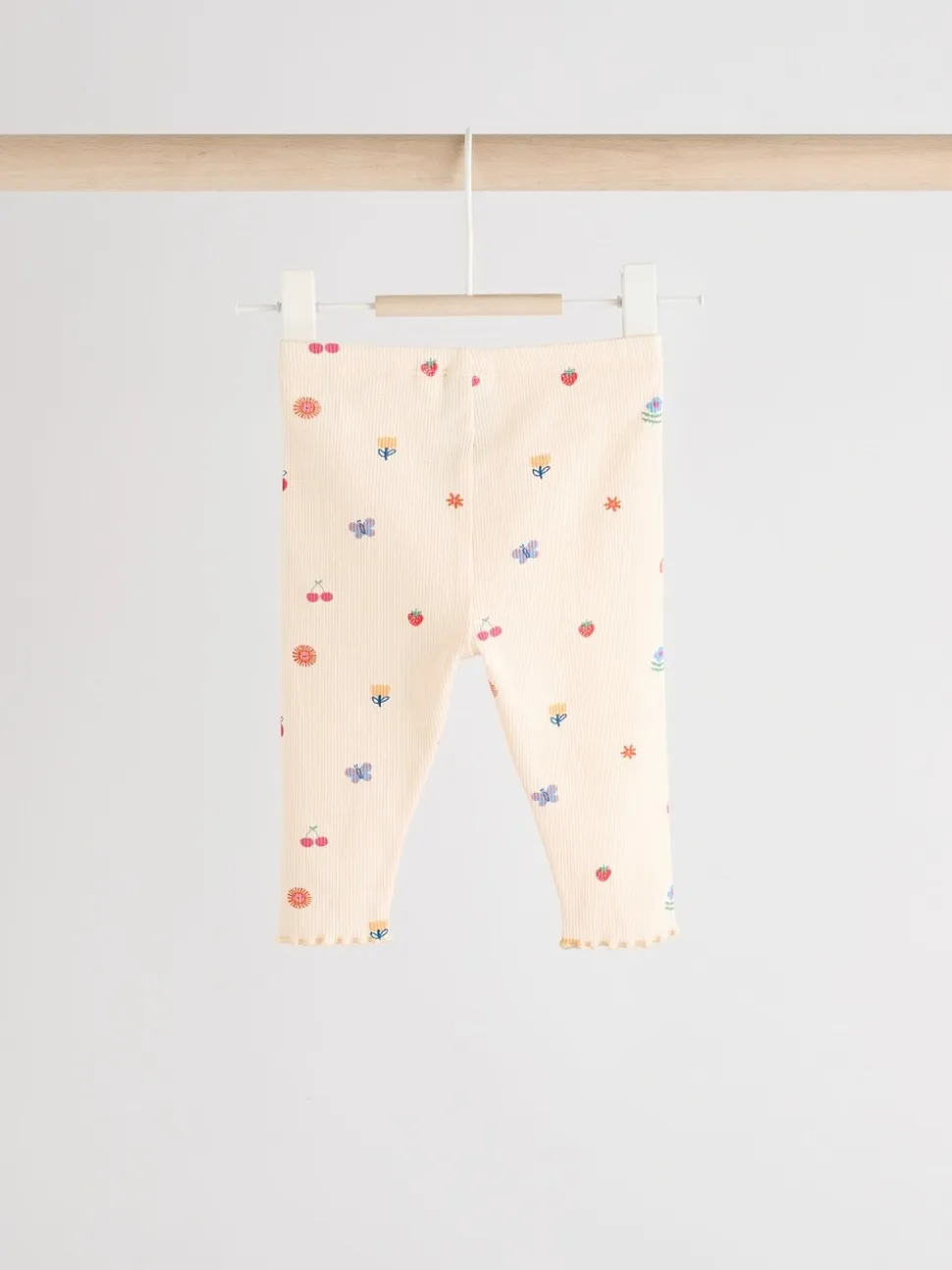 Roomkleurig met vrolijke figuurtjes - 2 -delige babyset van top en legging (0mnd -2jr)
