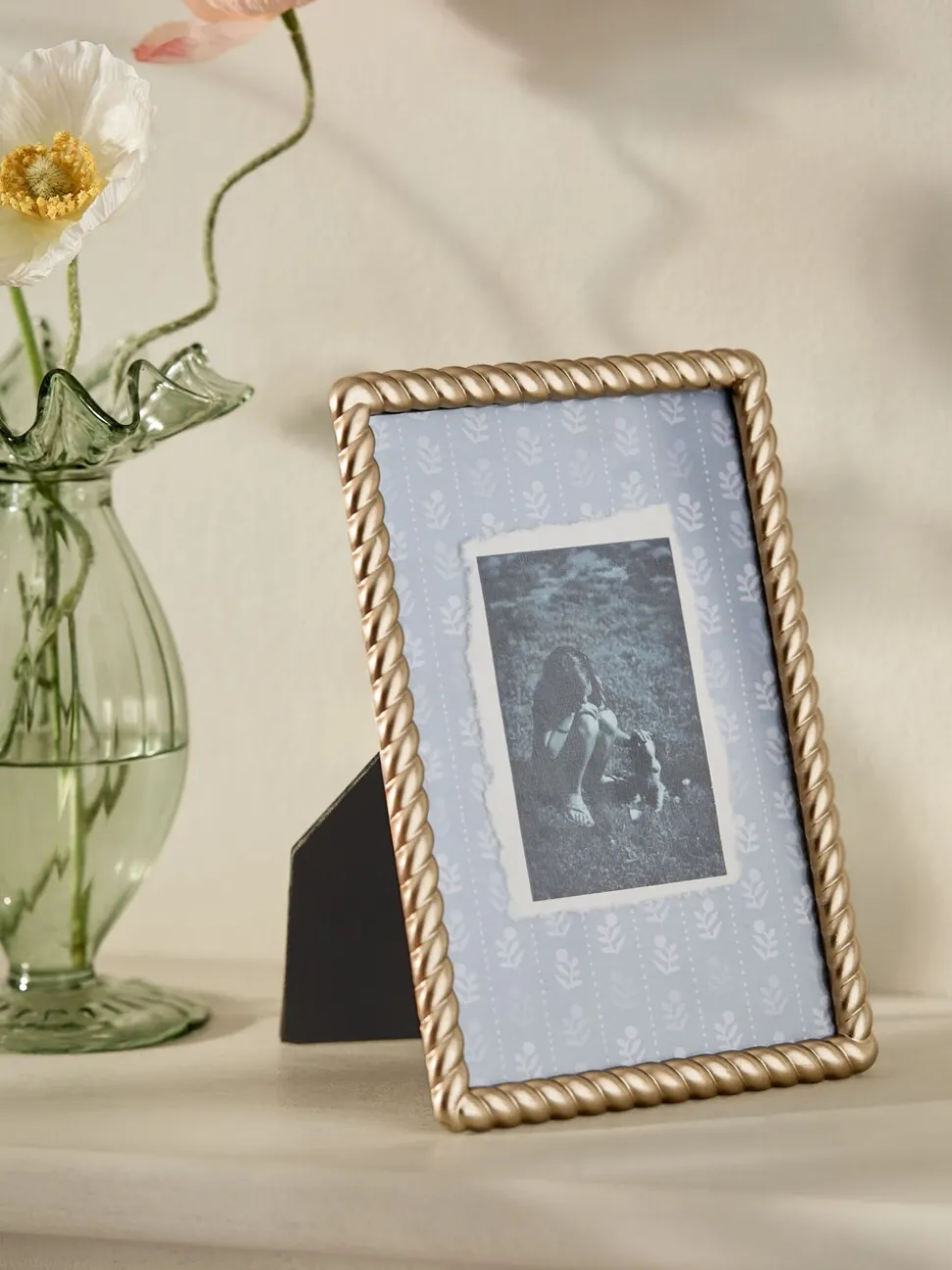 Rope Twist Metal Photo Frame
