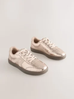 Roségoudkleurig - Retro sneakers