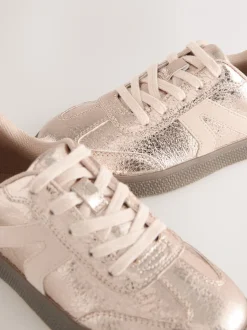 Roségoudkleurig - Retro sneakers