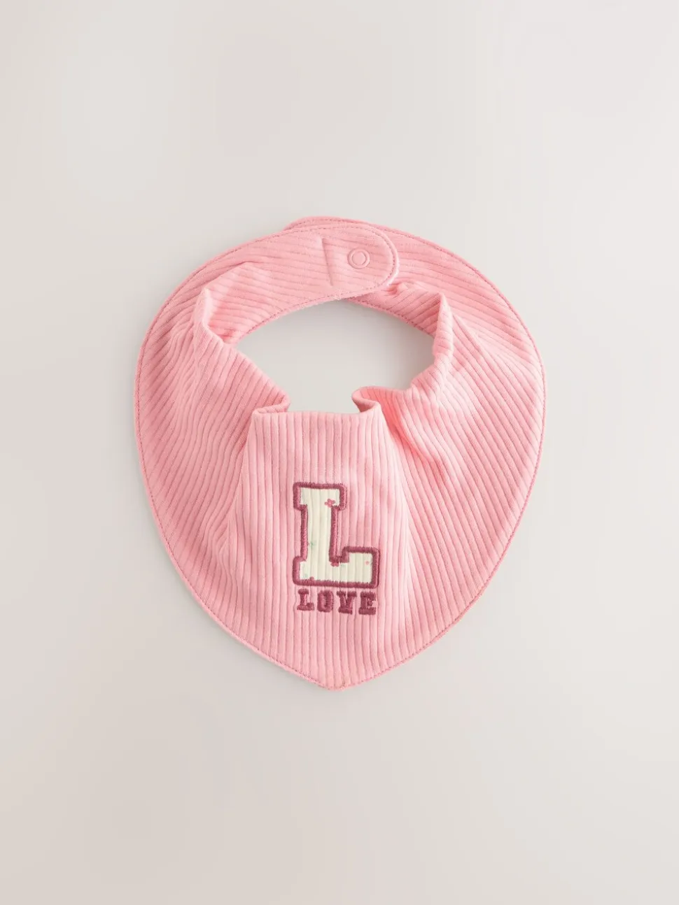 Roze - 4 -delige Baby Muts en Slabbetjes Set (0-18mnd)
