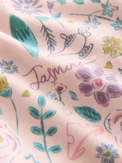 Roze - 100% katoenen Disney prinses knusse pyjama's met lange mouwen verpakking van 2 (9mnd - 10 jr)