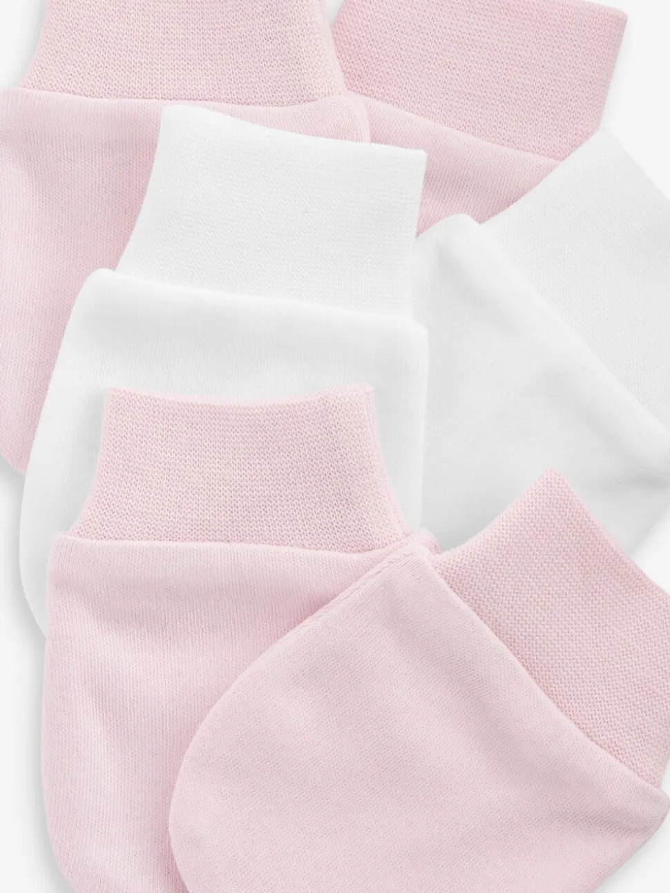 Roze - 3 Paar antikrabwantjes voor baby's