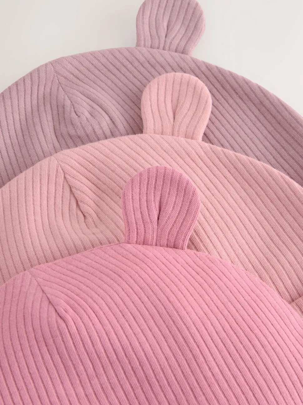 Roze - 3 Pack Baby Mutsjes (0-18mnd)
