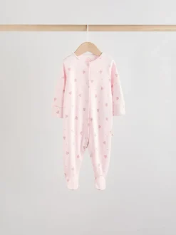 Roze - 7 Pack Baby slaappakken (0mnd-3jr)