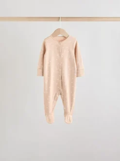 Roze - 7 Pack Baby slaappakken (0mnd-3jr)