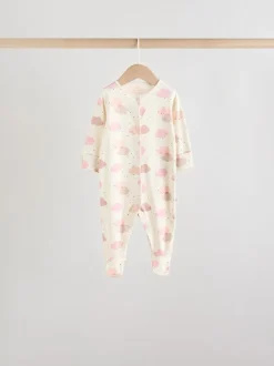 Roze - 7 Pack Baby slaappakken (0mnd-3jr)