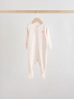 Roze - 7 Pack Baby slaappakken (0mnd-3jr)