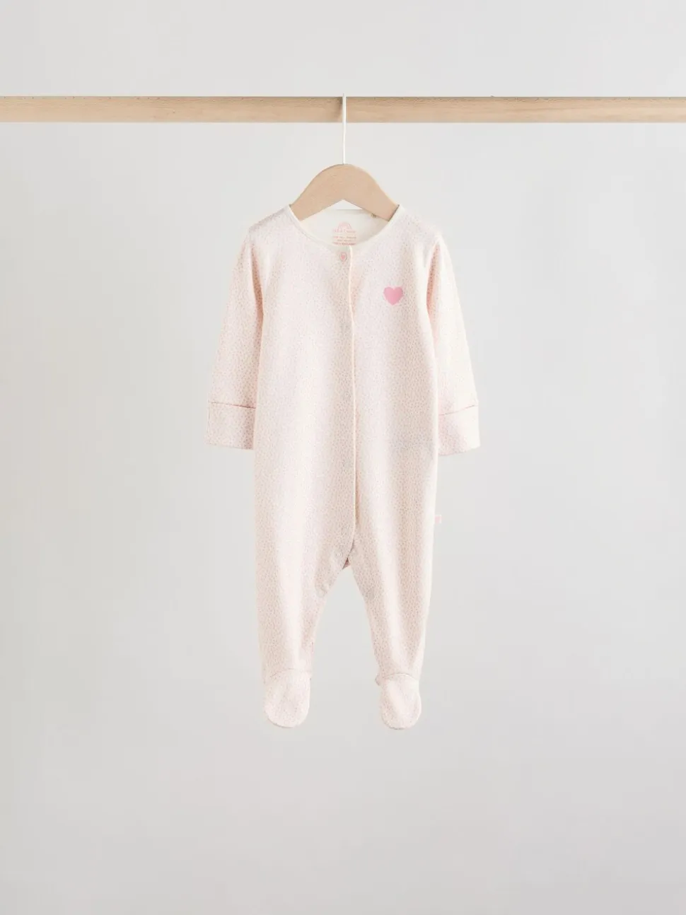 Roze - 7 Pack Baby slaappakken (0mnd-3jr)