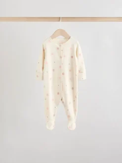 Roze - 7 Pack Baby slaappakken (0mnd-3jr)
