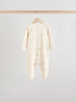 Roze - 7 Pack Baby slaappakken (0mnd-3jr)