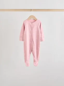 Roze - 7 Pack Baby slaappakken (0mnd-3jr)
