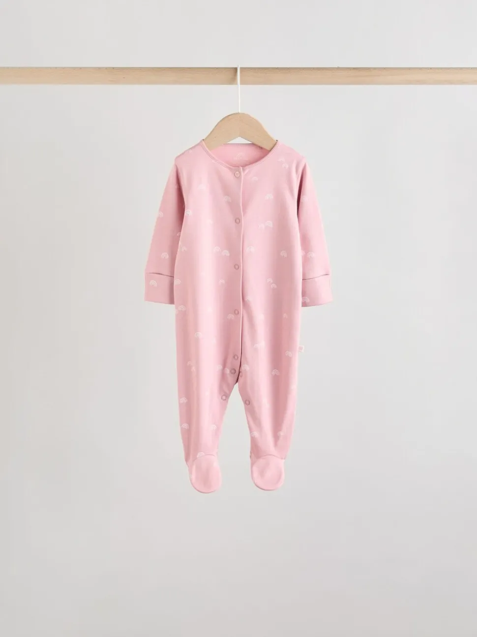 Roze - 7 Pack Baby slaappakken (0mnd-3jr)