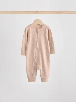 Roze - 4 Pack Baby-pyjama's met tweewegrits (0mnd -3jr)