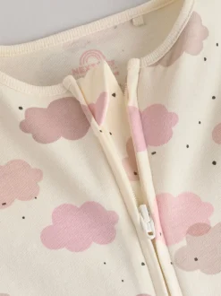 Roze - 4 Pack Baby-pyjama's met tweewegrits (0mnd -3jr)