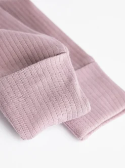 Roze - 3 Pack Baby-pyjama's met tweewegrits (0mnd -3jr)