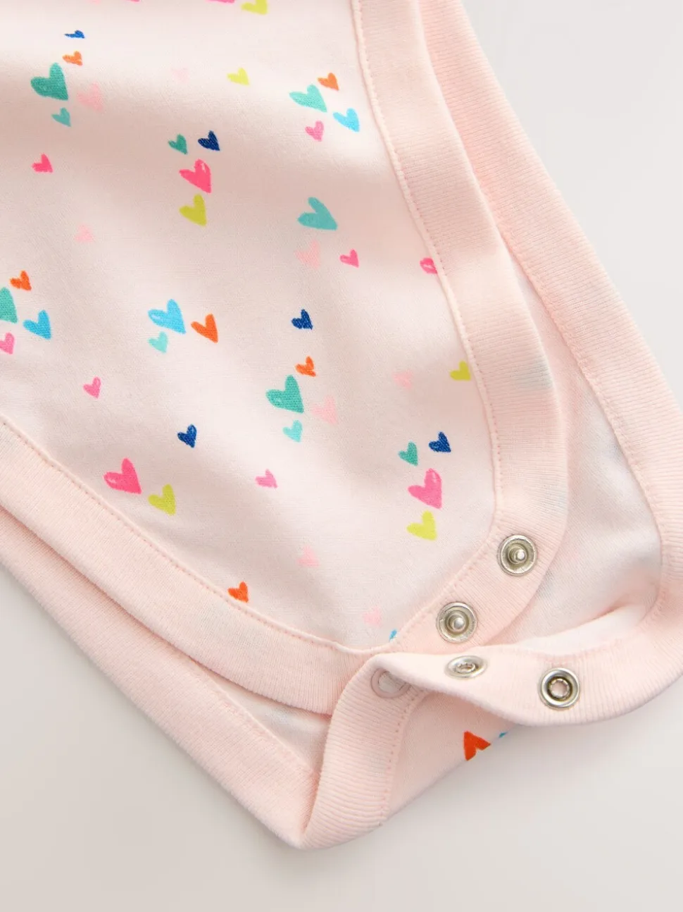 Roze - 3 Pack Hip Dysplasia Short Sleeve Baby Bodysuits
