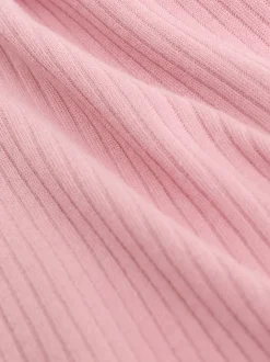 Roze - 5 Pack Two Way Zip Baby Footless Sleepsuits (0mths-3yrs)