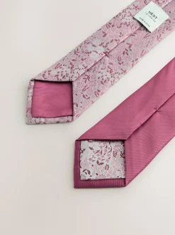 Roze - 2 stropdassenpakket