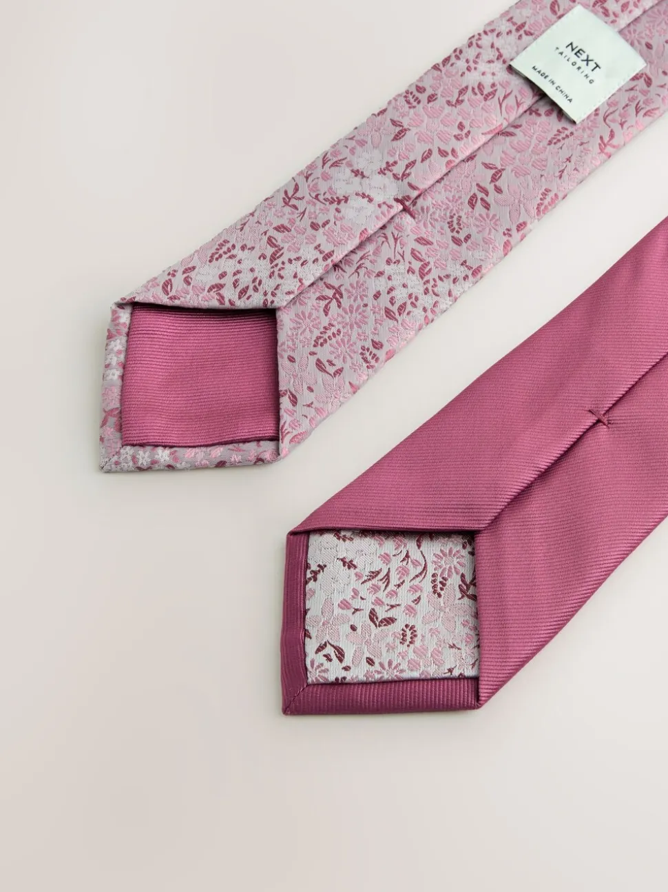 Roze - 2 stropdassenpakket