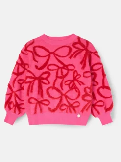 Roze - Angel & Rocket Livia Bow Eyelash Jumper