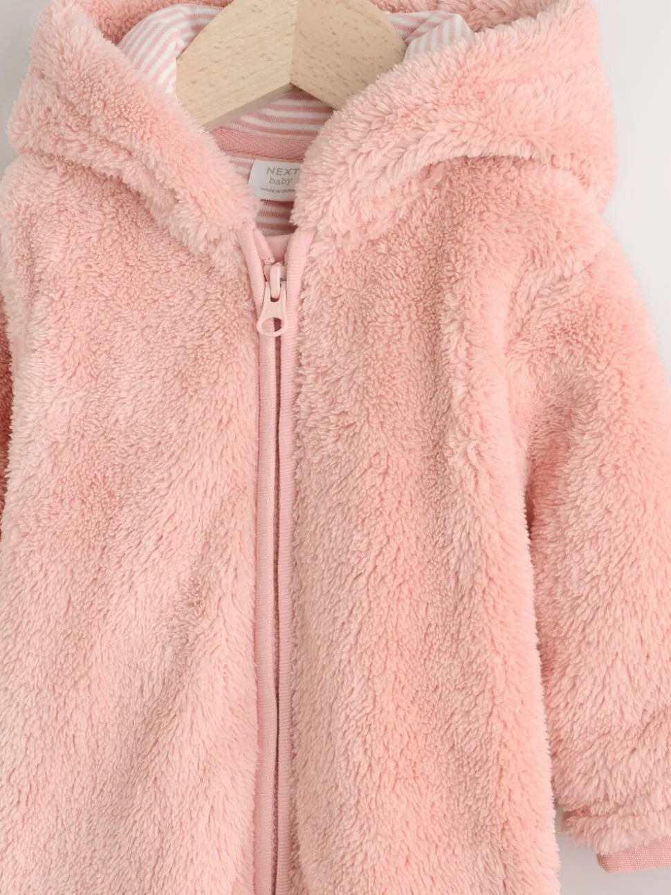 Roze - Baby kinderwagenpak van fleece (0mnd -2jr)