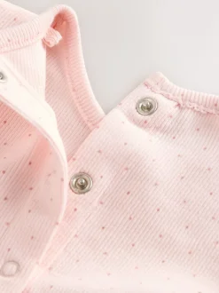 Roze - Babyjurk met lange mouwen en tutu (0mnd-2jr)