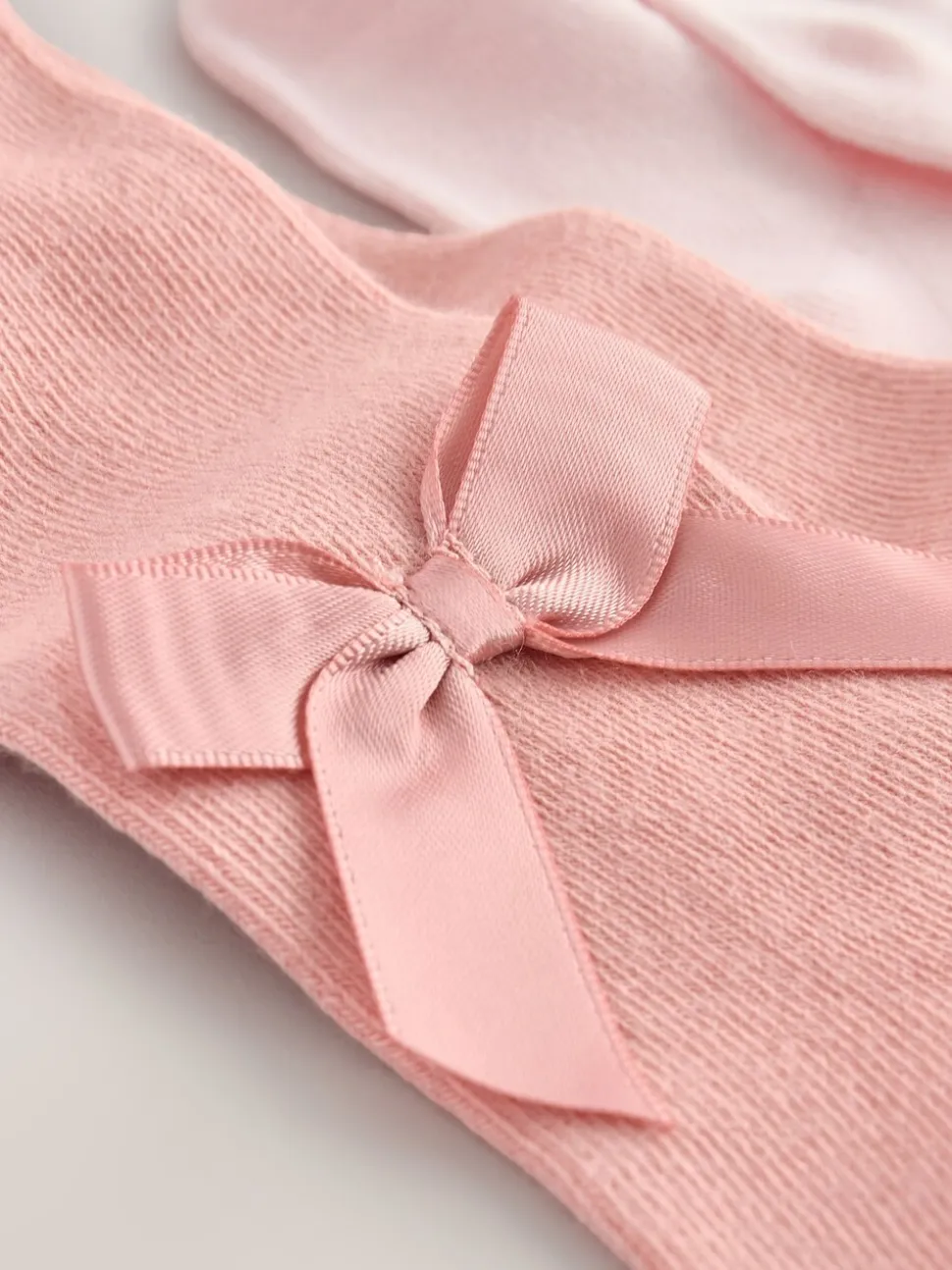Roze - Babymaillot met strik (0mnd-2jr)