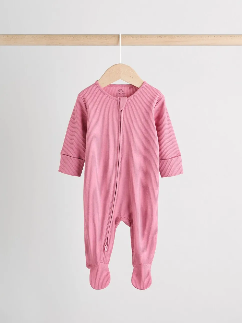 Roze - Babypyjama's met tweewegrits (0-2jr)