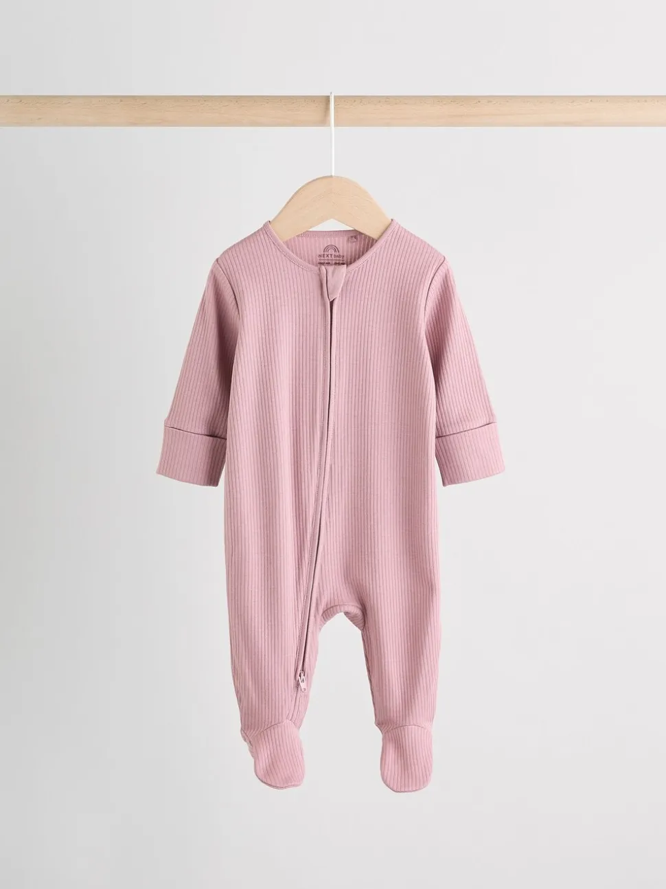 Roze - Babypyjama's met tweewegrits (0-2jr)
