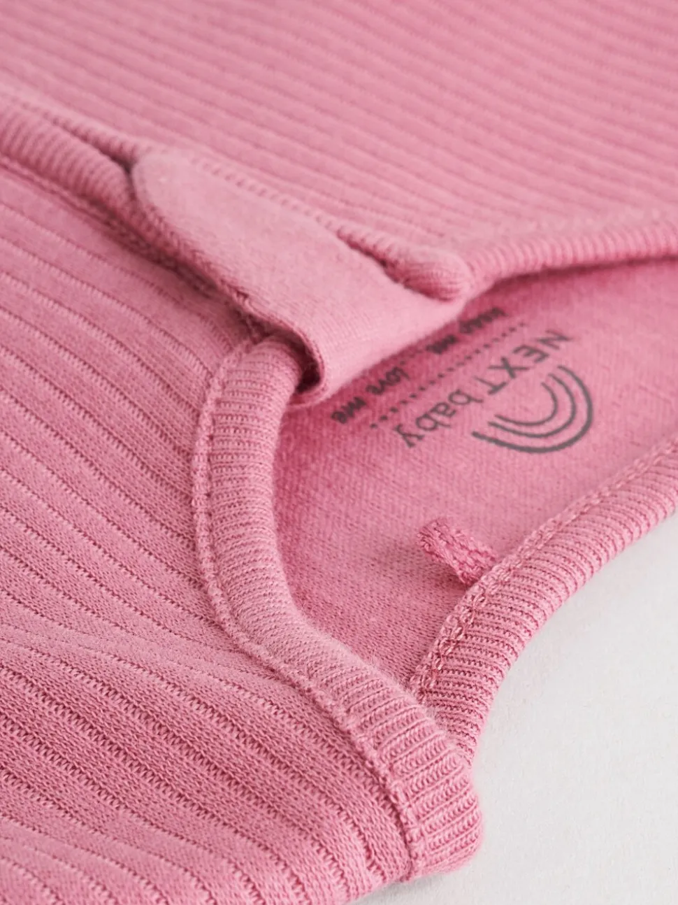 Roze - Babypyjama's met tweewegrits (0-2jr)