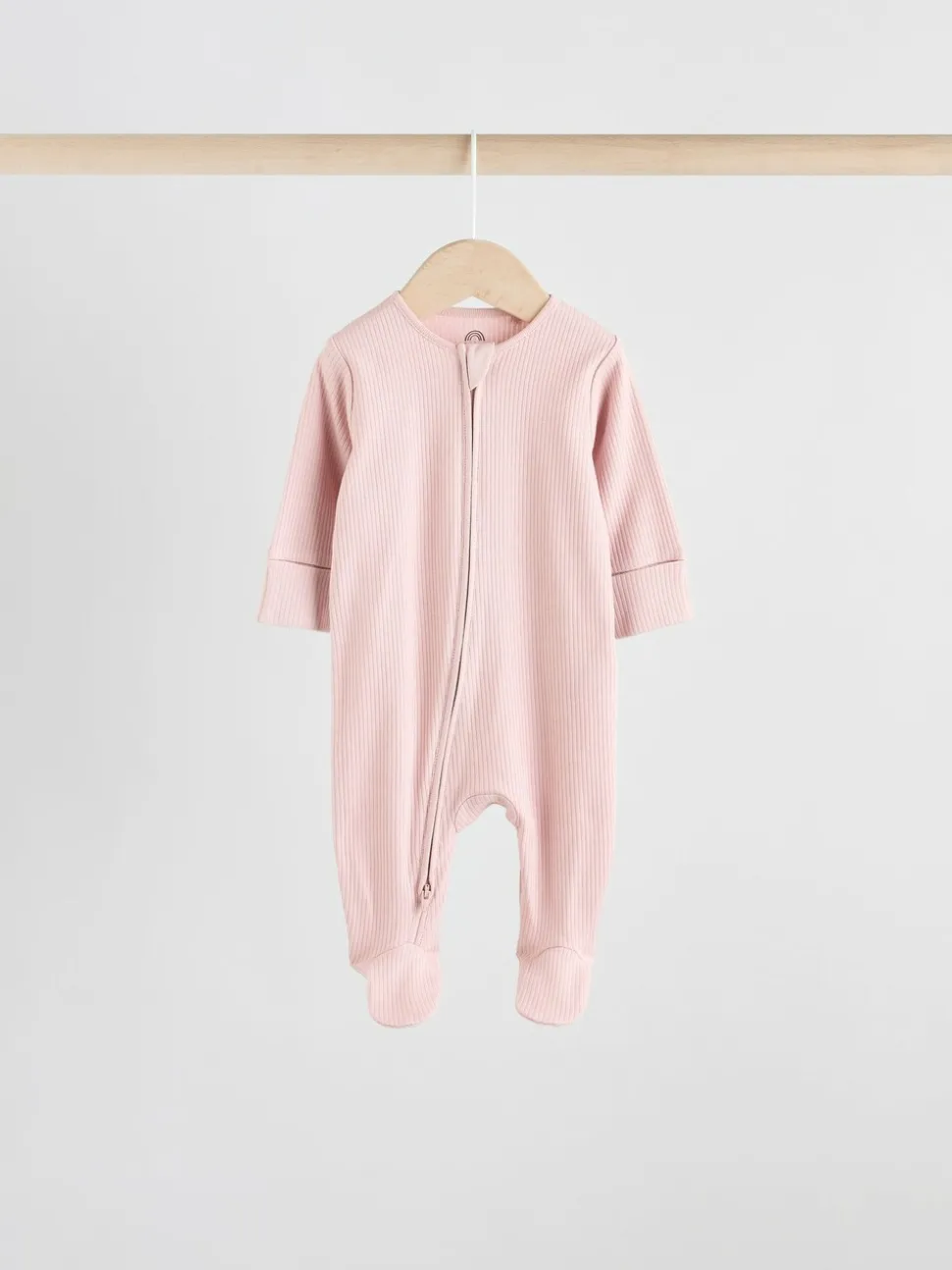 Roze - Babypyjama's met tweewegrits (0-2jr)