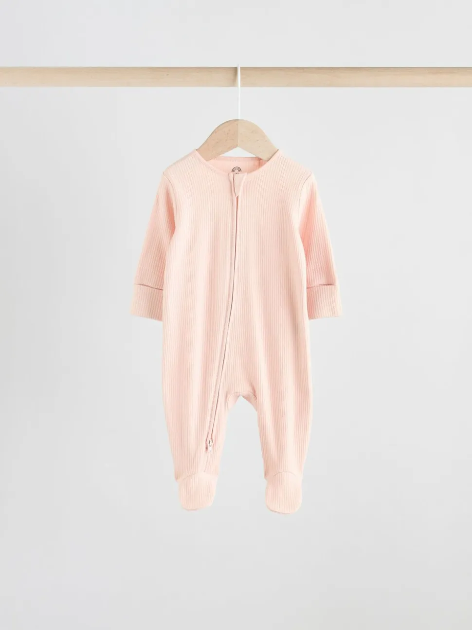 Roze - Babypyjama's met tweewegrits (0-2jr)