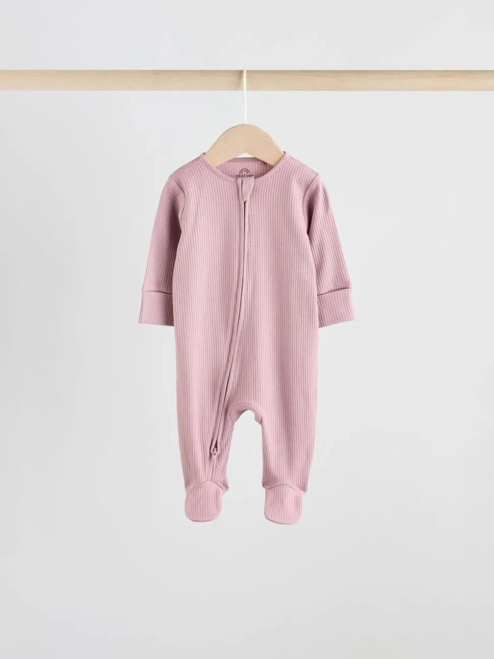 Roze - Babypyjama's met tweewegrits (0-2jr)