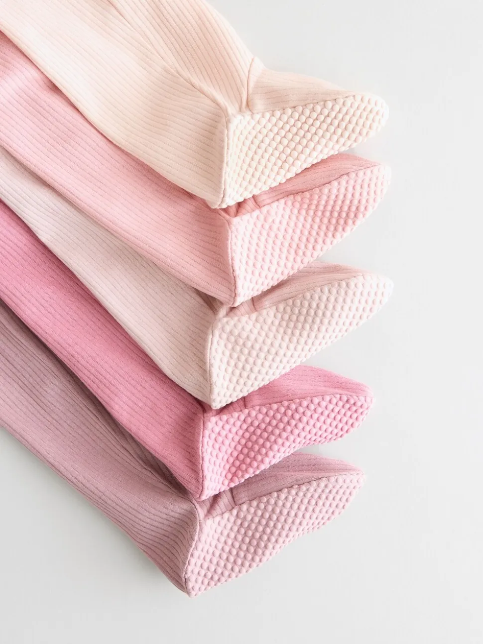 Roze - Babypyjama's met tweewegrits (0-2jr)