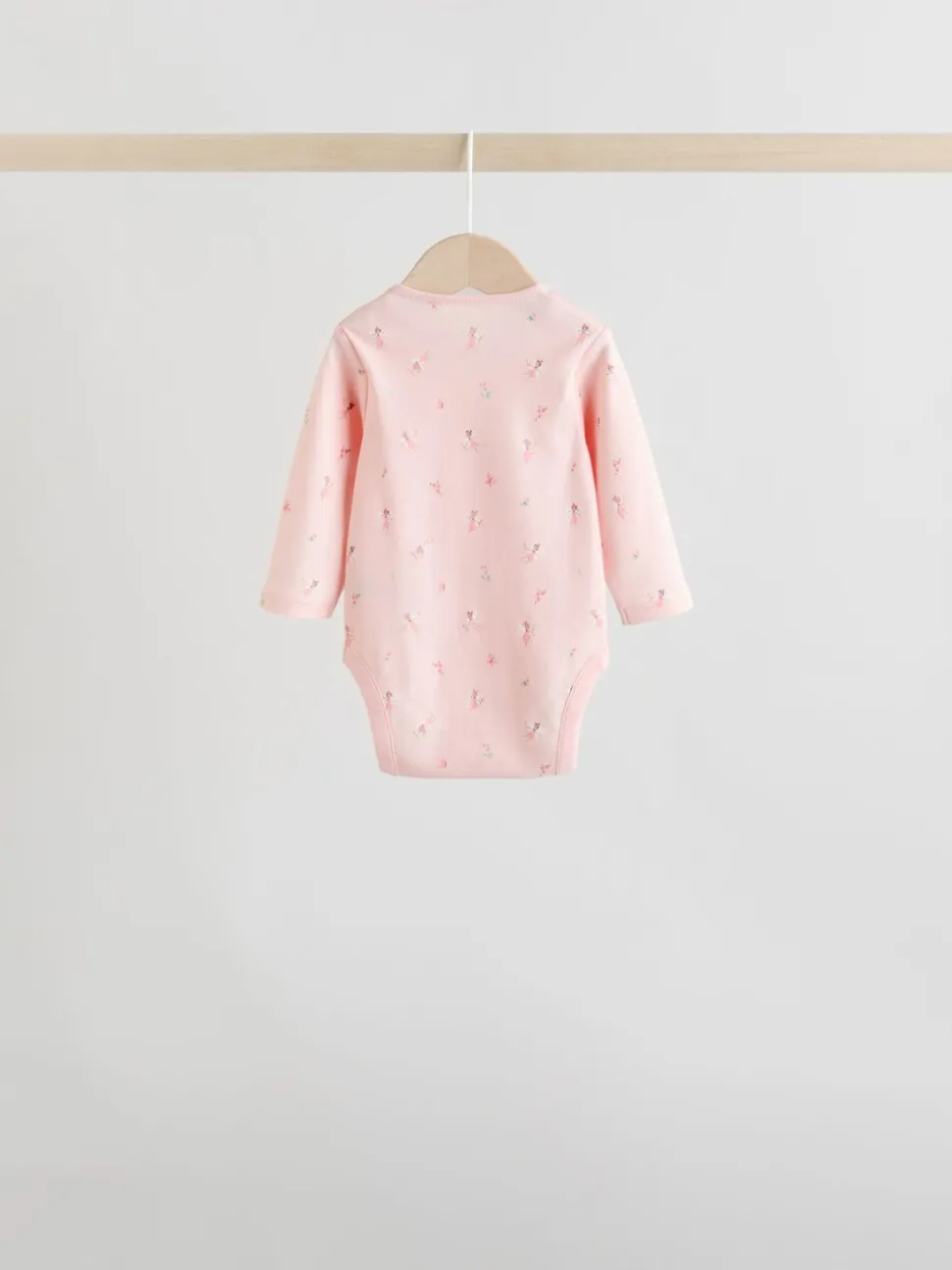 Roze - Babyrompertjes met lange mouwen