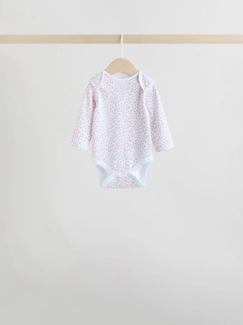 Roze - Babyrompertjes met lange mouwen