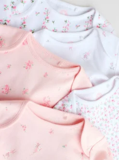 Roze - Babyrompertjes met lange mouwen
