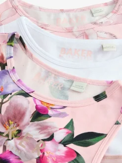 Roze - Baker by Ted Baker set van 3 crop tops