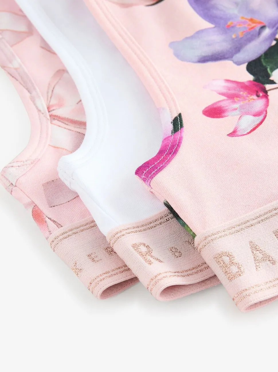 Roze - Baker by Ted Baker set van 3 crop tops