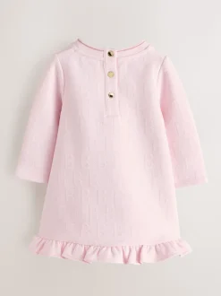 Roze - Baker by Ted Baker jacquard jurk