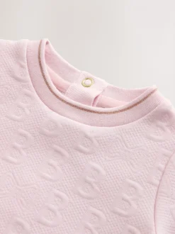 Roze - Baker by Ted Baker jacquard jurk