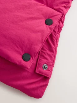 Roze - Baker by Ted Baker meisjes regenbestendige gewatteerde lange jas