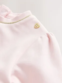 Roze - Baker by Ted Baker Ponte-jurk met gegolfde rand