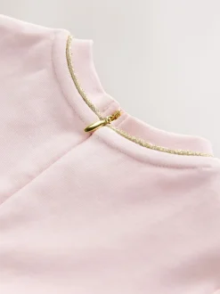 Roze - Baker by Ted Baker Ponte-jurk met gegolfde rand
