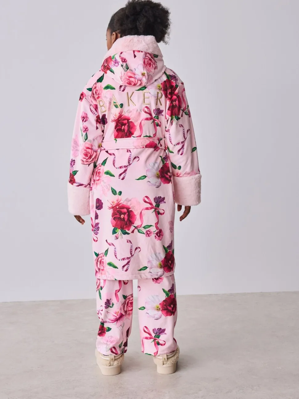 Roze - Baker by Ted Baker All Over Floral Print Robe