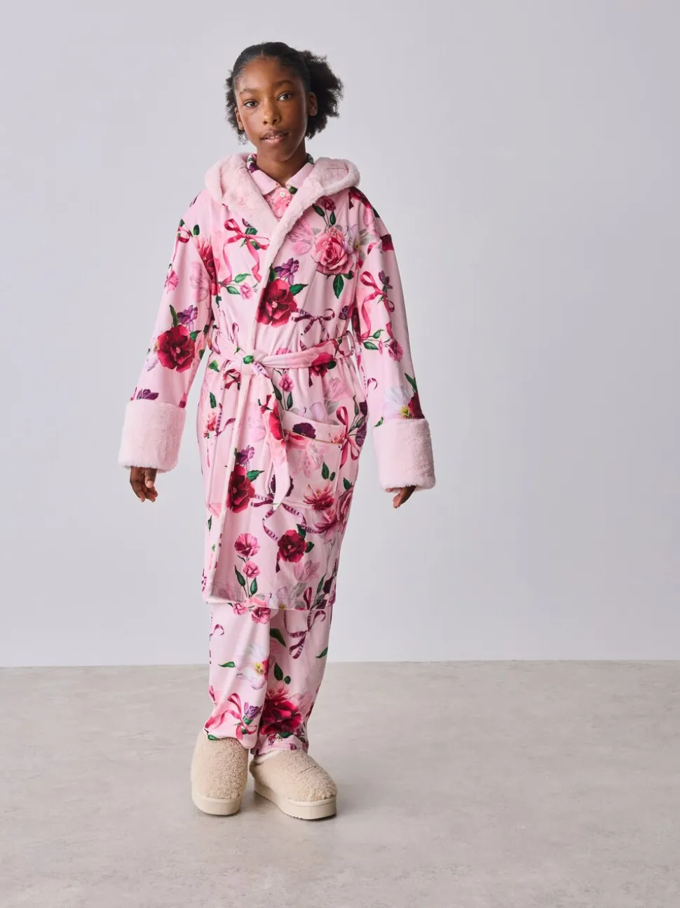 Roze - Baker by Ted Baker All Over Floral Print Robe